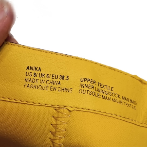 Leopard Print Ankle Booties Mob Wife Wm 8 Zip Closure 4" Block Heel Yellow Brown - Picture 5 of 5